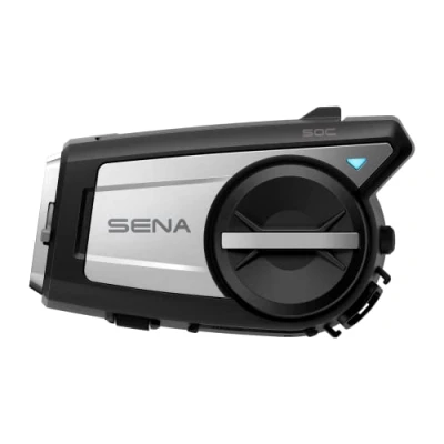 Immagine di Sena 50C Sistema di comunicazione e camera 4K con Sound by Harman Kardon. Mesh Intercom integrato Altoparlanti &amp; Microfono Premium