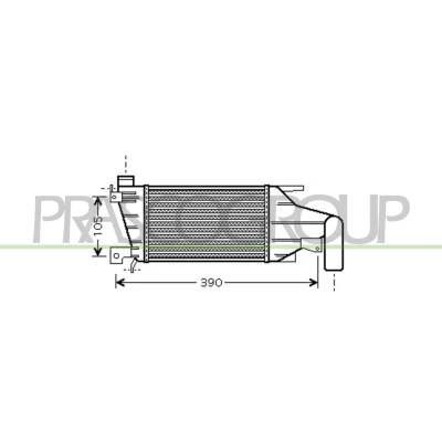 Immagine di PRASCO OP410N004 Intercooler OPEL: Astra H Caravan, Hatchback, GTC