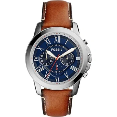 Immagine di Fossil Orologio Cronografo Quarzo Uomo con Cinturino in Pelle FS5210