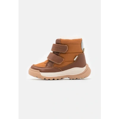 Immagine di Wheat Unisex Winterschuh Millas Tex Wasserdicht atmungsaktiv gefüttert und Warm Leder, Scarpe da Neve Bambini, 9002 Cognac, 33 EU