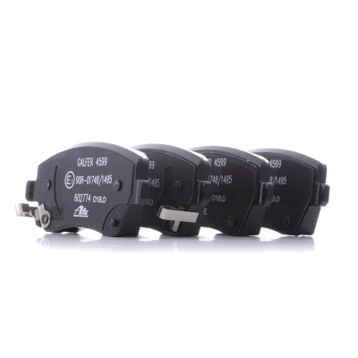 Immagine di ATE 13.0460 2774.2 Kit pastiglie freno con segnalatore acustico usura NISSAN: MICRA 5, 4, Note II Hatchback