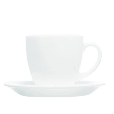 Immagine di Dajar 04998 Servizi da tè/caffè Carine Luminarc con 6 pezzi, 220 ml, Vetro, Bianco