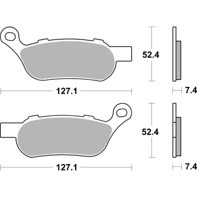 Immagine di TRW Sinter Street MCB814SH Kit pastiglie freno