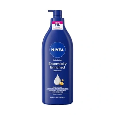 Immagine di Nivea Essentially Enriched Daily Lotion for Dry to Very Skin, 16.9 Fluid Ounce
