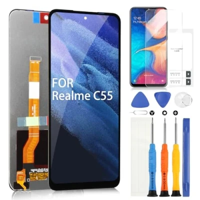 Immagine di ARSSLY Schermo LCD per Oppo Realme C55 RMX3710 Display 6,72&quot; Digitazer Touch Screen Ricambio Assembly con Strumenti