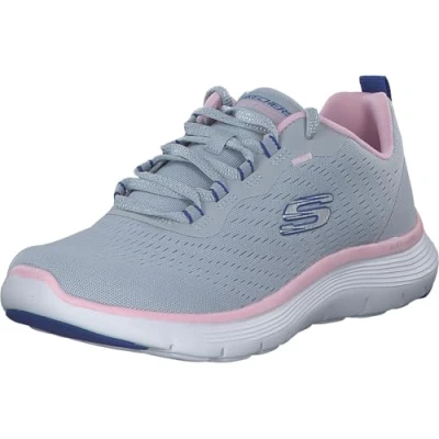 Immagine di Skechers Flex Appeal 5.0, Scarpe da Ginnastica, Finiture in Rete Nera, 36 EU