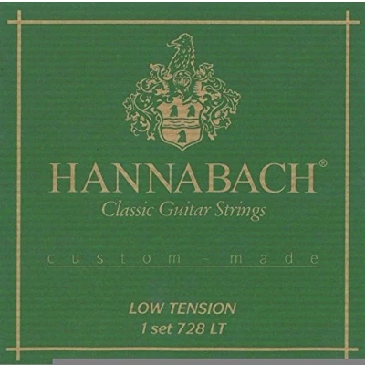 Immagine di Hannabach Corde per Chitarra Classica Serie 728 Low Tension Custom Made Set di 3 Basse 7287LT