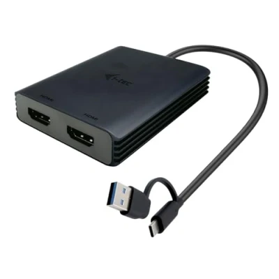 Immagine di I TEC USB Adattatore [1x C®, A 2x HDMI®] A/USB C Dual 4K HDMI VideoAda. 0.27 m