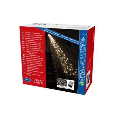 Immagine di Konstsmide 3862 500 Catena luminosa esterno rete elettrica Numero di lampadine 768 LED (monocolore) Multicolore Lunghezza illuminata: 5.8 m