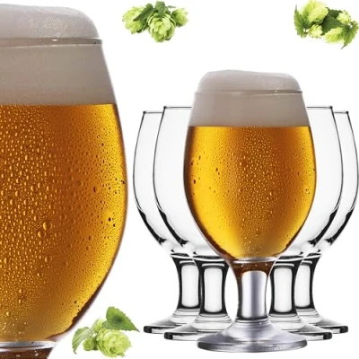 Immagine di PLATINUX Bicchieri da birra in vetro, set 6 pezzi, 300 ml (max.400 ml)
