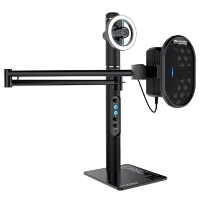 Immagine di Marantz Professional Turret Sistema Completo di Trasmissione con Webcam Full HD, Microfono USB a Condensatore, Schermo Anti Pop, Hub e Connessione C