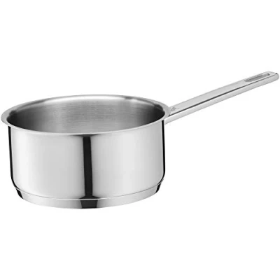Immagine di WMF Compact Cuisine Casseruola da 16,5 cm, senza coperchio, piccola 1,5 l, a induzione, in acciaio INOX Cromargan lucido, scala interna non rivestita