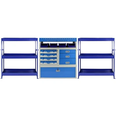 Immagine di Monster Racking Pacchetto Tempest con 1 Scaffale Cassetti e 2 Scaffali Mensole per Van