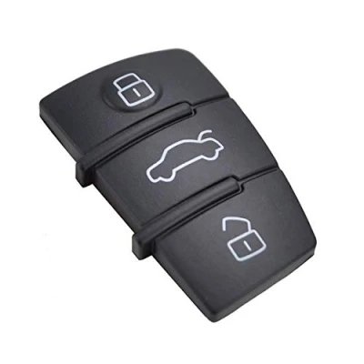 Immagine di SALPIE Guscio Portachiavi Accessori Ricambi Cover Silicone Chiave Telecomando Auto 3 Tasti Compatibile Con Audi A1 A3 A4 A6 A8 Q3 Q5 Q7 R8 A6L TT SL S3 RS3 (TASTI)