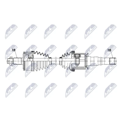 Immagine di Albero motore/Semiasse NTY NPW LR 043