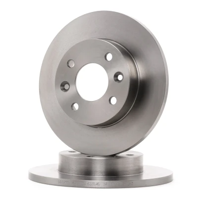 Immagine di DELPHI BG2217 Disco freno 238 12 4 pieno Oleato non trattato senza cuscinetto ruota, anello sensore ABS RENAULT: CLIO 2, 1, TWINGO 1