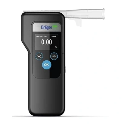 Immagine di Dräger Alcotest 6000 Etilometro Nero 0.00 fino a 5.00 ‰ Allarme, incl. display