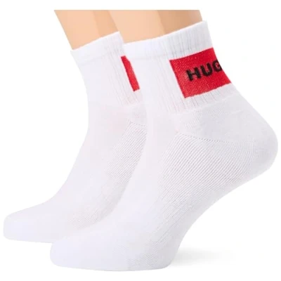 Immagine di HUGO 2P Sh Rib Label CC Short_Calzini, Nero1, 39 42 Uomo