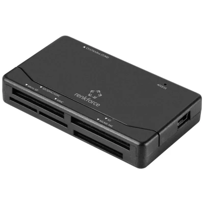 Immagine di Renkforce RF PCR 150 Lettore schede di memoria esterno USB 2.0 Nero