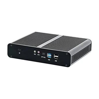 Immagine di Intel i7 1065G7 Mini Desktop PC Linux Ubuntu 22.04 16GB RAM 512GB NVMe SSD HDMI DP 2* LAN WIFI Bluetooth SATA