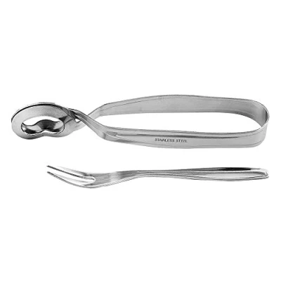 Immagine di Weis Posate per lumache, Acciaio Inox, Argento, 13.5 x 5 3 cm
