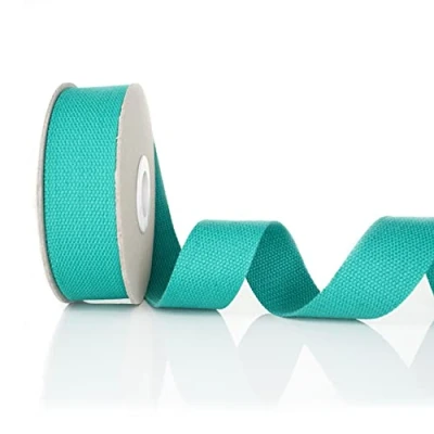 Immagine di Trimz 1905 5 30 58 Fettuccia in Cotone Resistente, Verde Giada, 5m x 30mm, unità