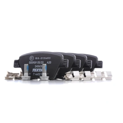 Immagine di TEXTAR 2456301 Kit pastiglie freno Non predisposto per contatto segnalazione usura con bulloni pinza accessori VOLKSWAGEN: Touran I, GOLF 6