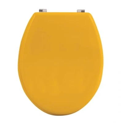 Immagine di MSV Sedile WC in MDF CLÉO Zafferano opaco, cerniere acciaio INOX