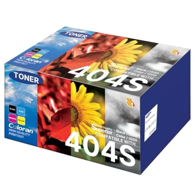 Immagine di Coloran P404C 404S Compatibili per Samsung CLT P404S Cartucce Toner Xpress SL C430 C480 C430W C480W C480FN K404S M404S Y404S (Nero Ciano Magenta Giallo, 4 Pack)