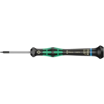 Immagine di Wera 2054 Elettronica e meccanica di precisione Cacciavite a esagono interno Dimensione chiave (metrica): 3 mm Lunghezza della lama: 60
