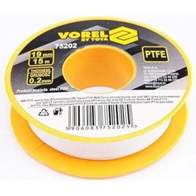 Immagine di VOREL 75202 ptfe Nastro 15mx19mm 0,2 x mm