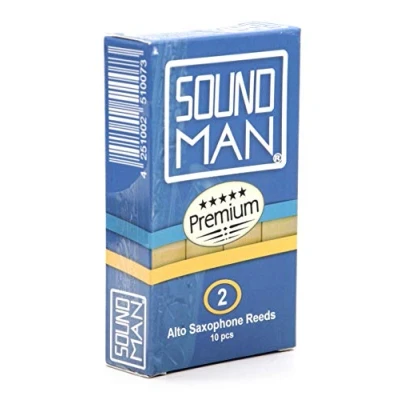 Immagine di 10 Soundman Ance per Sassofono Alto Saxophone Reeds (Durezza: 2,0)