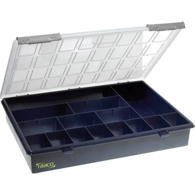 Immagine di raaco Assorter 4 15 Universale Scatola minuteria (L x L A) 338 260 57 mm Scomparti: suddivisione fissa Contenuto 1 pz.