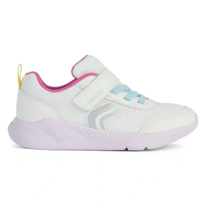 Immagine di Geox J Sprintye Girl B, Scarpe da Ginnastica, Bianco/Multicolore, 36 EU