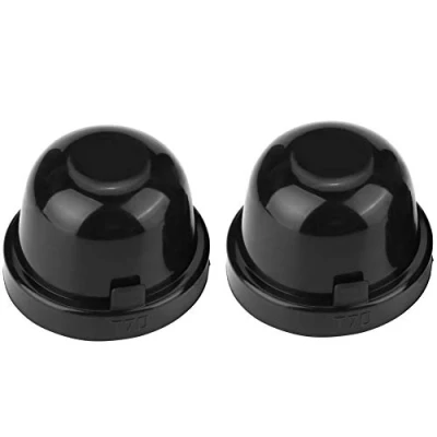 Immagine di Qiilu Coperture Antipolvere per Fari Auto, Copri Faro, 2 Pezzi 70Mm Lampadina LED Auto Coperchio di Copertura in Gomma Impermeabile