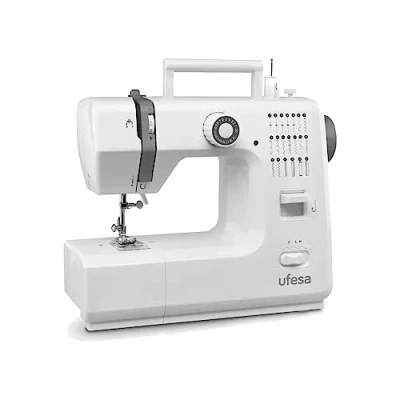 Immagine di Ufesa SW2002 Deluxe Macchina da Cucire con 20 punti, 2 velocità, Luce per Cucire, Pedale/Interruttore manuale, 12 V di potenza