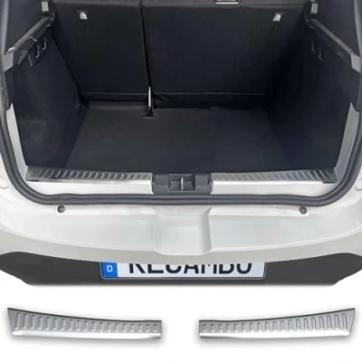 Immagine di Protezione per paraurti in acciaio inox opaco, compatibile con Dacia Sandero III DJF anno di costruzione dal 2021 &gt; qualità premium RECAMBO