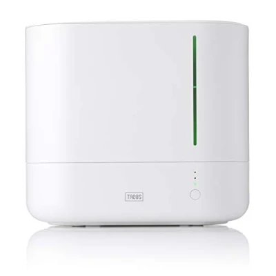 Immagine di Trebs 49300 Umidificatore con App Tuya/Smart Capacità 300 ml/h Modalità camera da letto solo 32 dB serbatoio 4,5 l a prova di bambino efficienza energetica bianco