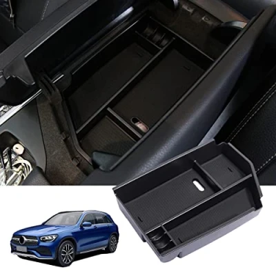 Immagine di Per ML GL GLE GLS Classe C292 W166 Bracciolo Centrale Contenitore Vassoio Organizzatore Accessori Auto Guida Sinistra
