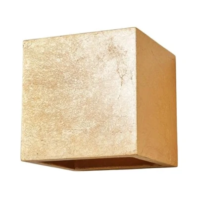 Immagine di applique &#039;Yade&#039; dimmerabile (Moderno) colore Oro, in Argilla ad es. Soggiorno &amp; Sala da pranzo (1 luce, G9) di Lindby