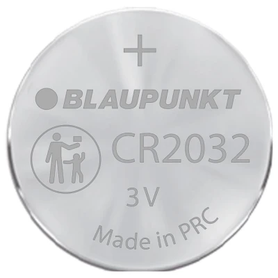Immagine di BLAUPUNKT CR2032 Batterie al Litio a Bottone, Confezione da 2, per l&#039;Orologio Polso, la Chiave della Porta del Garage o Wireless, CR2032BL/2BP