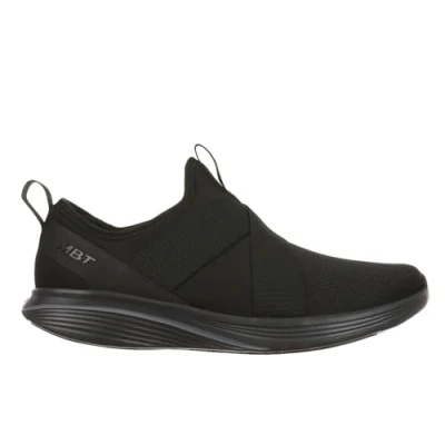 Immagine di MBT Jin Scarpe da Corsa Non Allacciate Donna. Ginnastica Anatomiche e Confortevoli. fisiologiche di Comfort stabilità con Suola Curva. Moderne. Nero
