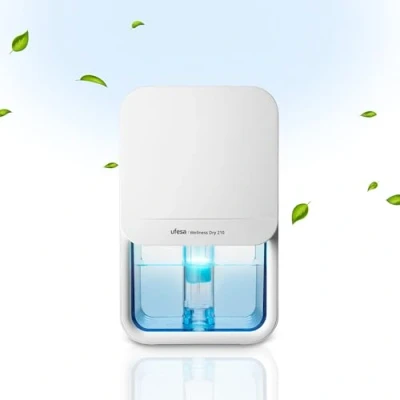 Immagine di Ufesa Wellness Dry 210 Deumidificatore Ultra Silenzioso ≤35dB, ml, 23 W, Capacità 800 7 colori regolabili, fino a 20 m2, spegnimento automatico
