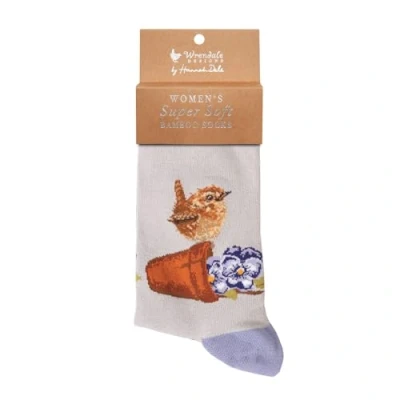 Immagine di Wrendale Designs Pottering About&#039; Wren Calzini, Multi, 4 7