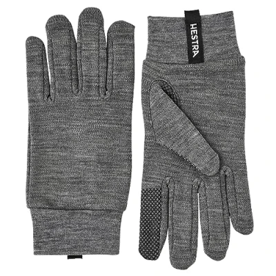 Immagine di Hestra Merino touch Point Liner Fodera compatibile con screen per strati aggiuntivi o come guanto sottile, grigio., 9