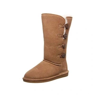 Immagine di Bearpaw Lori, Stivali Arricciati Donna, Marrone (Hickory II 220), 37 EU