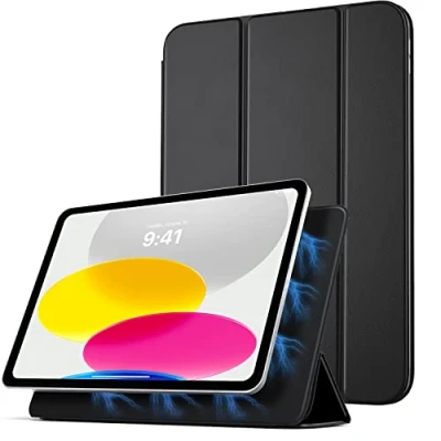 Immagine di TiMOVO Custodia Compatibile con iPad 10a Generazione 10,9&quot; 2022, Smart Cover Magnetica in PU a Tre anteper Gen, Nero