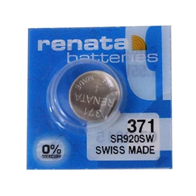 Immagine di Renata, batteria a bottone per orologio SP 371; (370+) SR920SW (SR69, AG6, LR921, LR69,171); 1 confezione