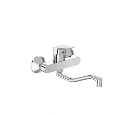 Immagine di Ideal Standard B5128AA Ceraflex Miscelatore Cucina monocomando a parete per lavello, cromato