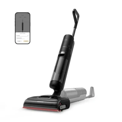 Immagine di Dreame H15 Pro Aspirapolvere Lavapavimenti, Braccio robotico AI DescendReach GapFree, Aspirazione da 21 kPa, 0 grovigli, Lavaggio spazzola a immersione 100 C, Asciugatura in 5 min 90C